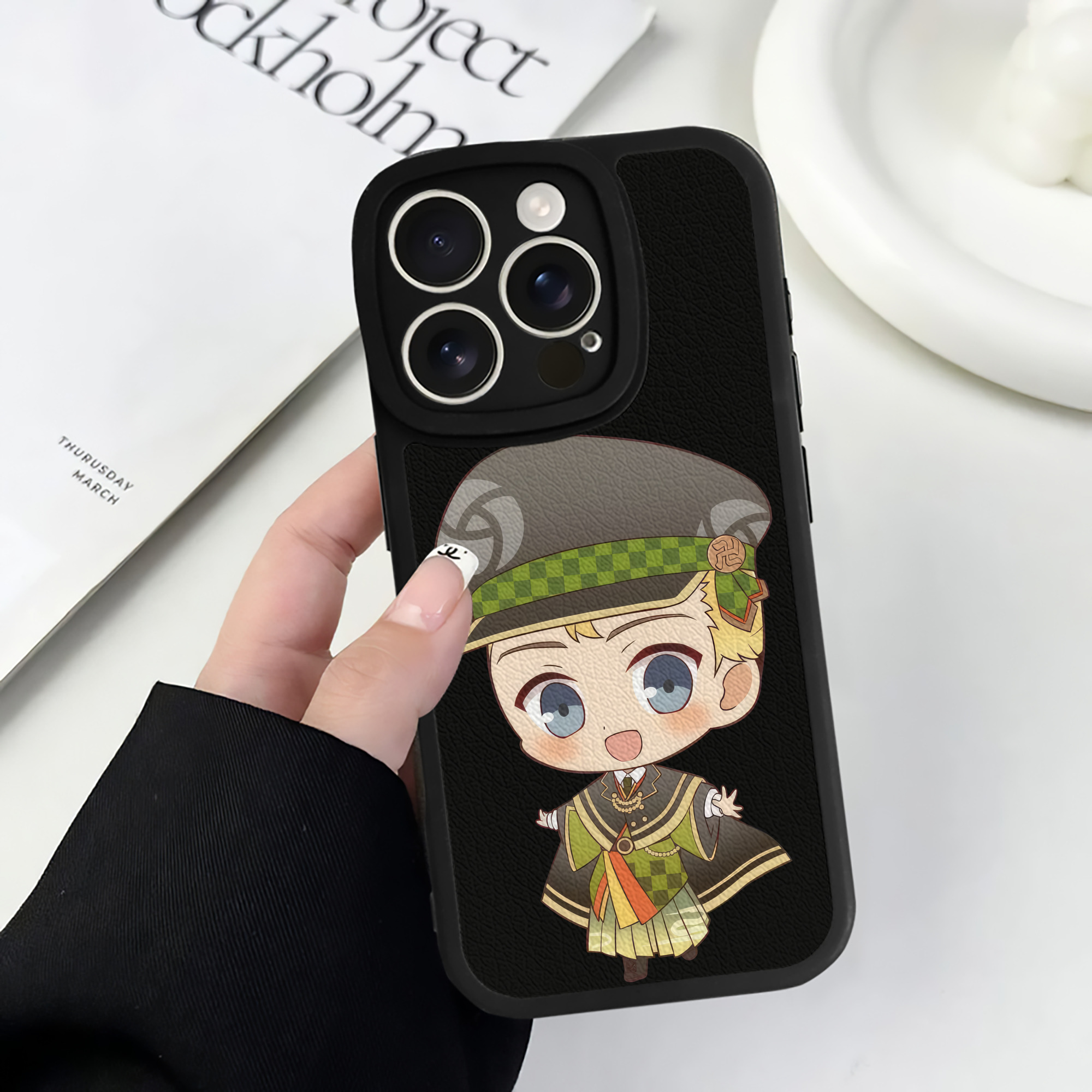 （画像用） 東京リベンジャーズ Tokyo Revengers 【iPhone 16シリーズ対応】シリコンスマホケース（レザー調） 材質：シリコン